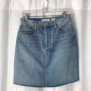 Re/Done ‘80s Denim Pencil Skirt